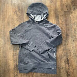 Nike Dri-FIT Gray Pullover Hoodie Women’s Small Lightweight Training Sweatshirt